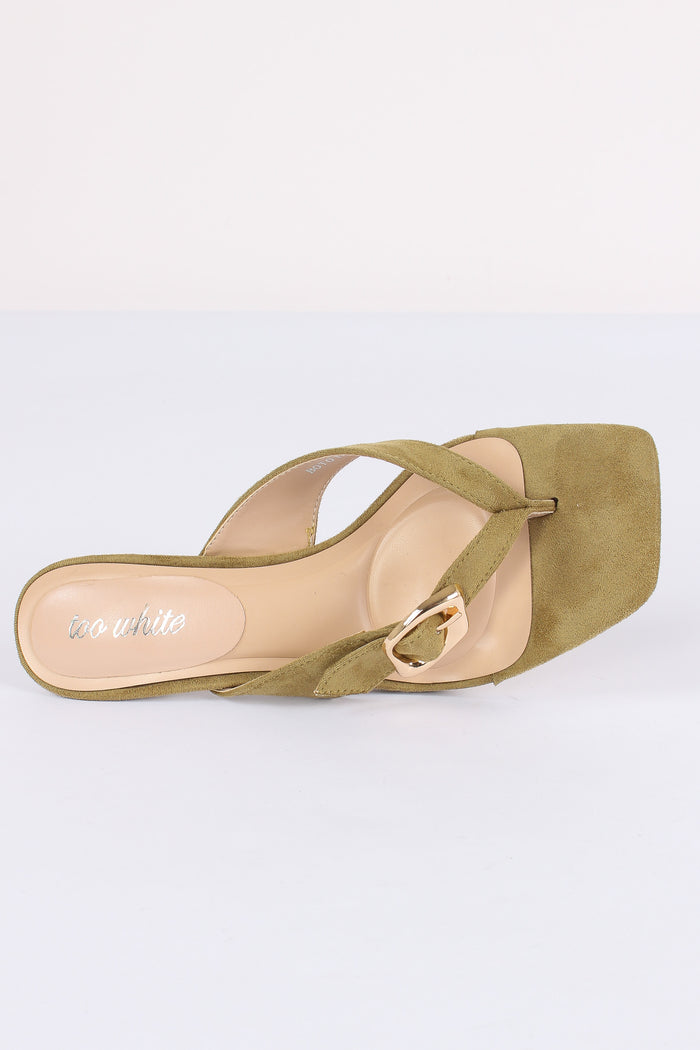 Tacco Infradito Con Fibbia Green-5