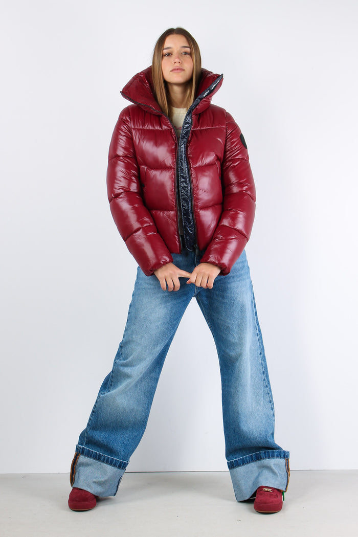 Isla Piumino Collo In Piedi Wine Red-6