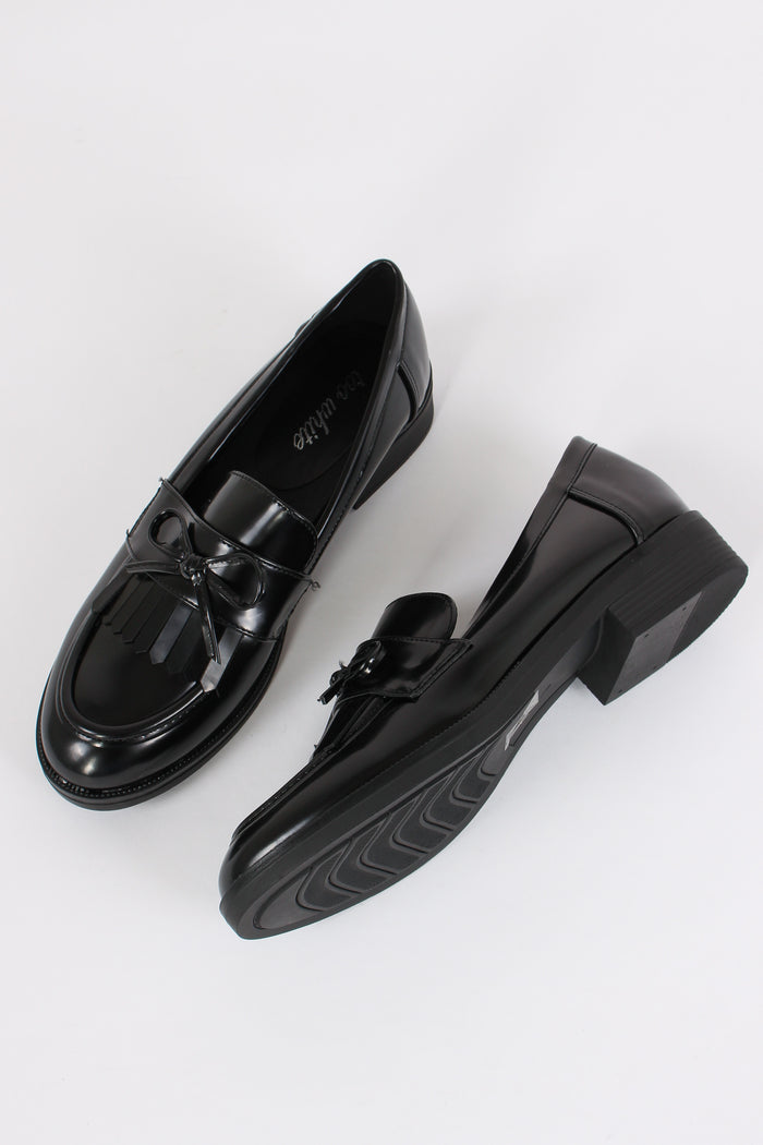 Mocassino Lucido Nappine Black-5