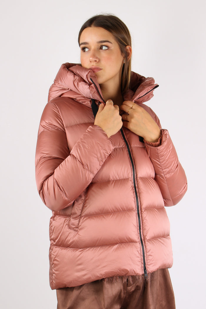 Piumino Nylon Cangiante Blush Pink-9