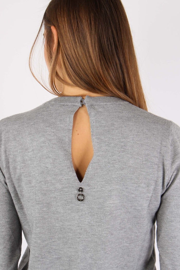 Cretas Maglia Giroccollo Appli Medium-10