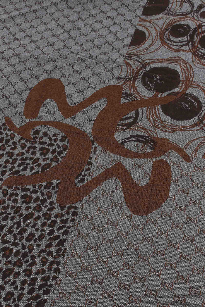 Sciarpa Animalier Logo Potting Soil-5