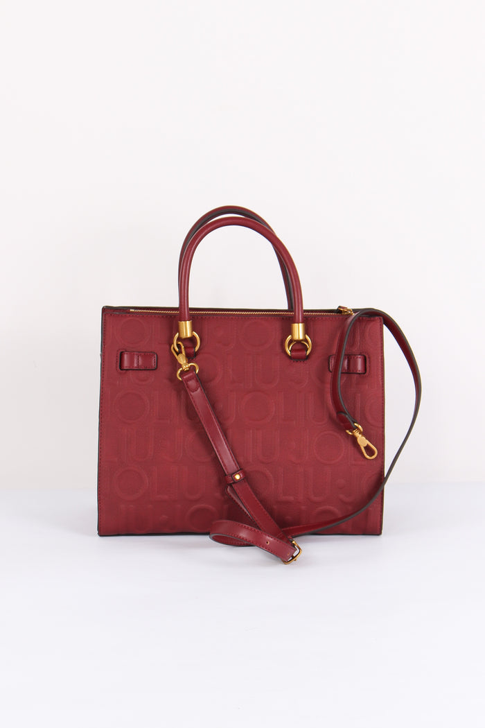 Shopping Logo 3d Deep Bordeaux-3