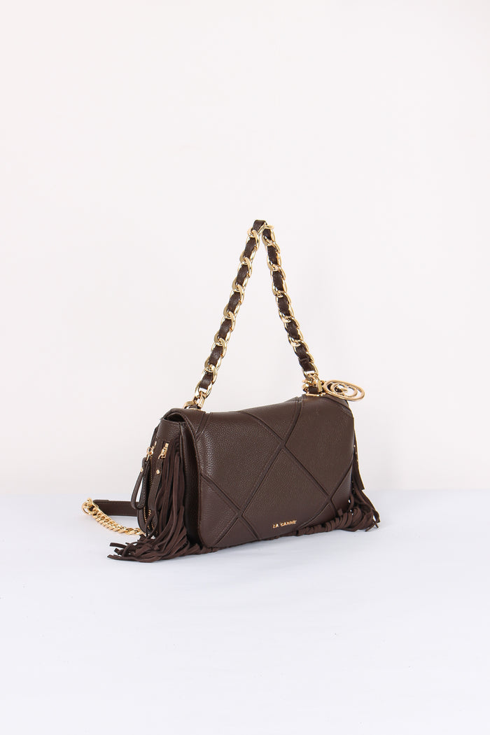 Tracolla Media Frange Brown-7