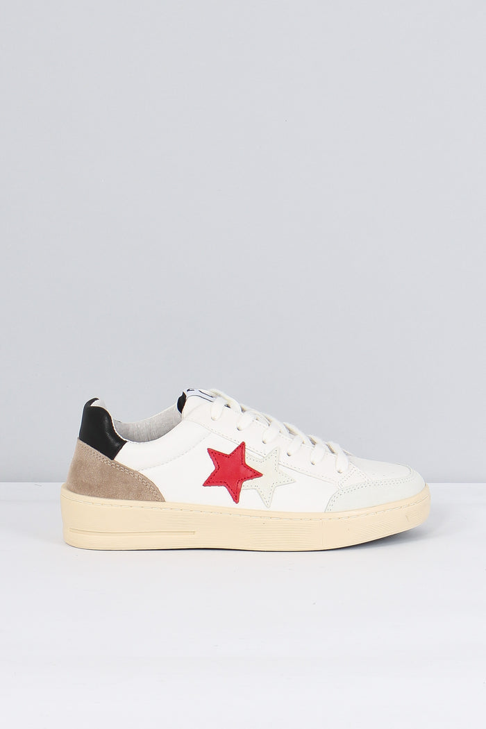 Sneakers New Star Bianco/rosso