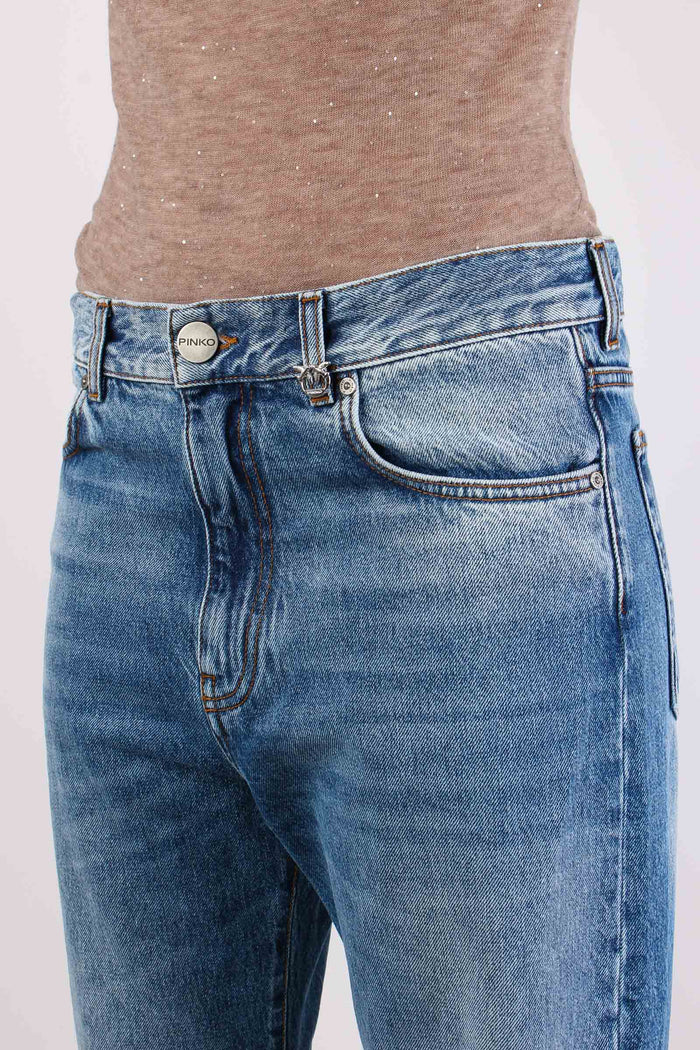 Wanda Denim Maxi Risvolto Denim Medio-6