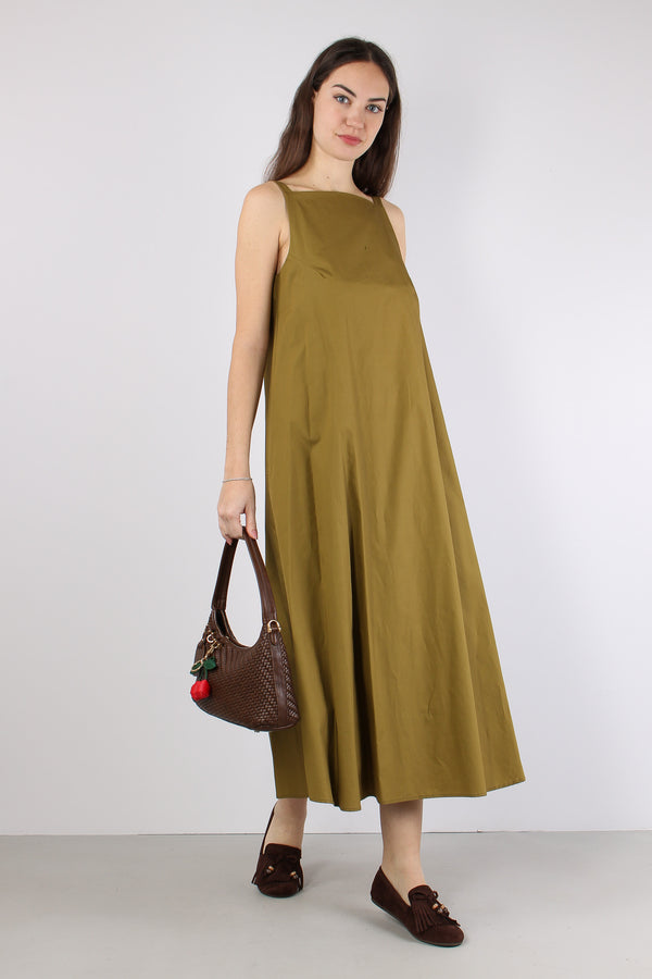 Abito Lungo Cotone Olio