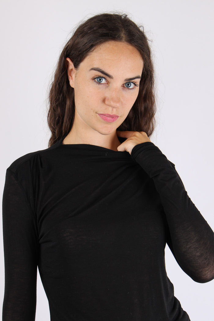 T-shirt Leggera  Scollo Barca Meteorite-7