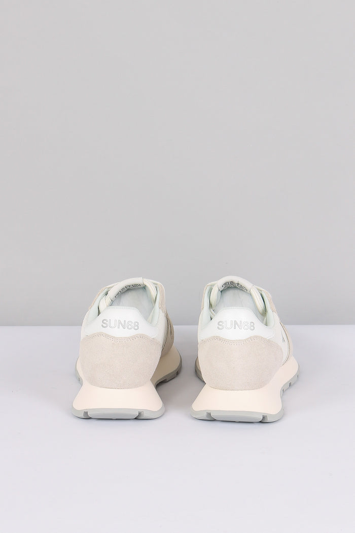 Sneakers Ally Glitter Textile Bianco-4