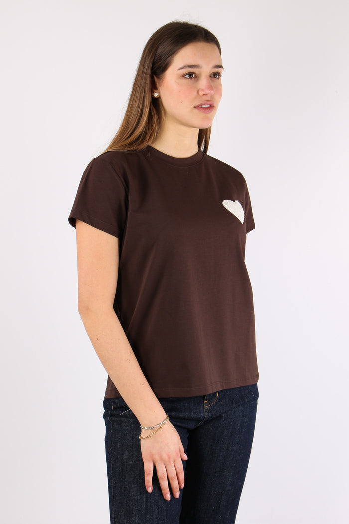 T-shirt Patch Cuore Moro-6