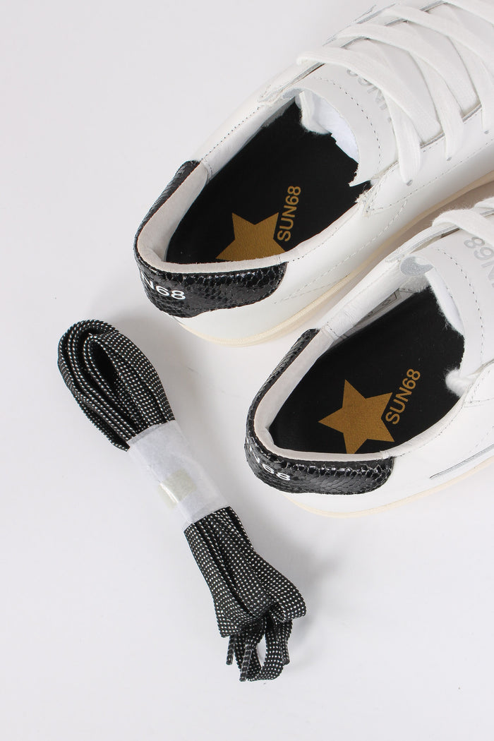 Sneakers Katy Leather Bianco/nero-4