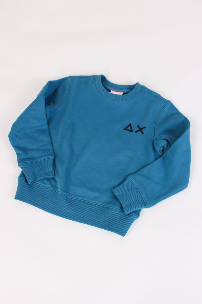 Felpa Girocollo Avio-4