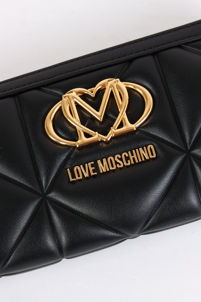 Zip Around Matelasse Nero-4