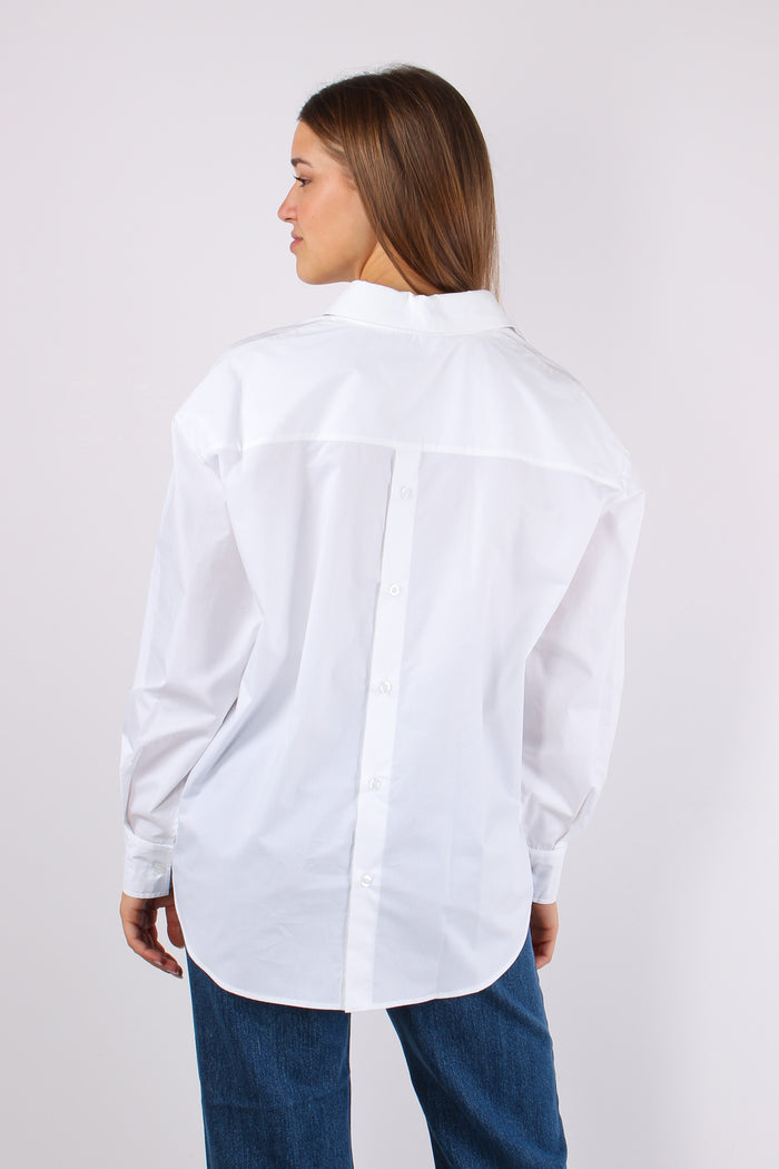 Camicia Doppia Abbottonatura Bianco-6