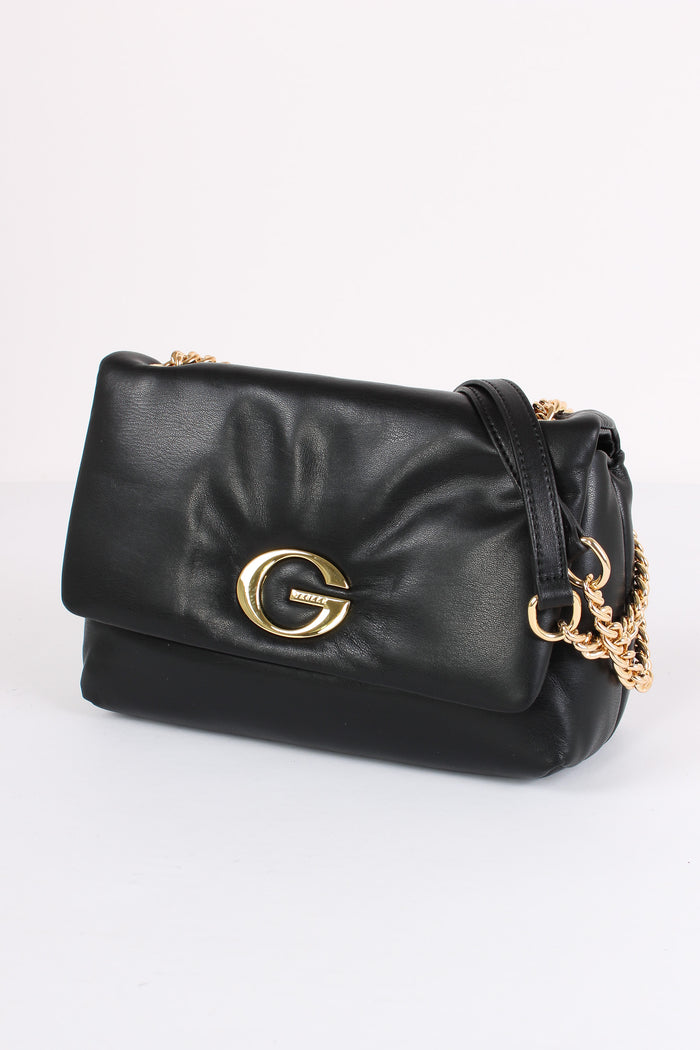 Tracolla Puffy Catena Nero-4