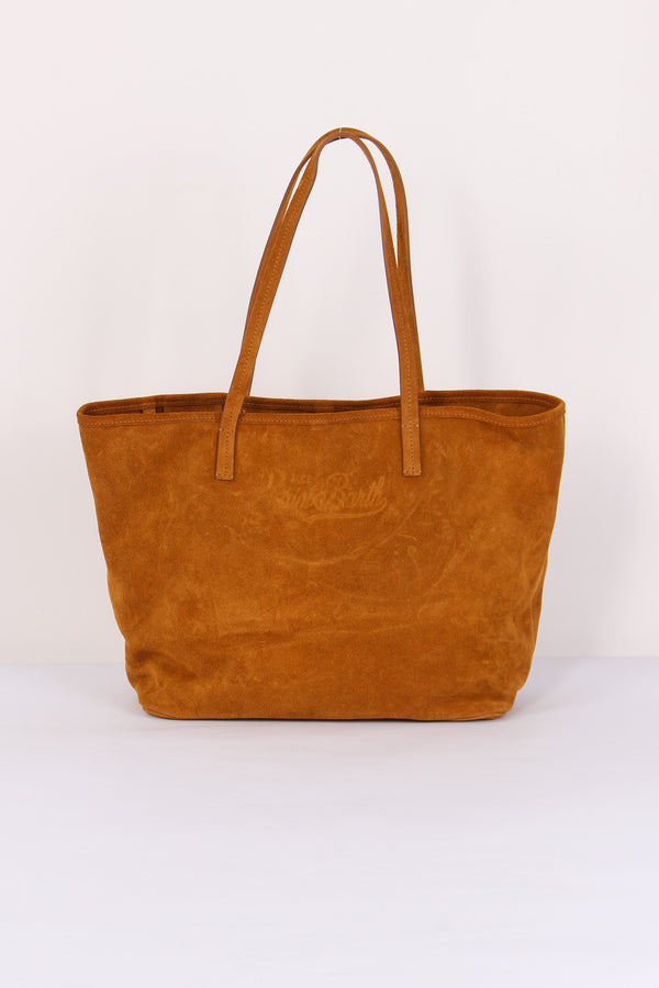 City Bag Suede Camello