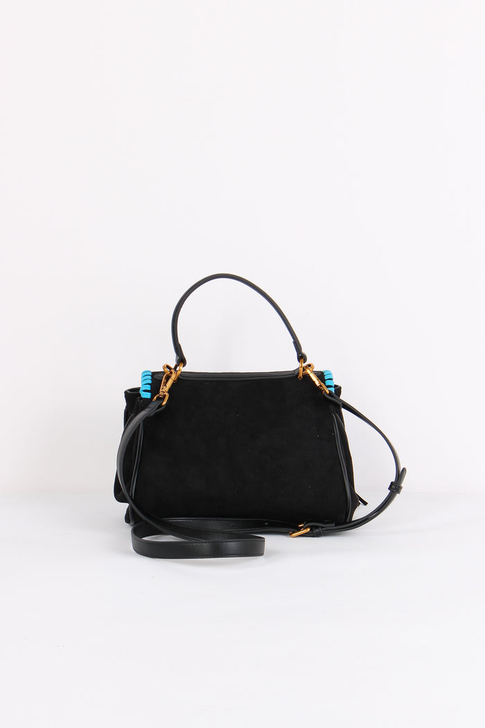Tracollina Suede Etnica Suede Black-3