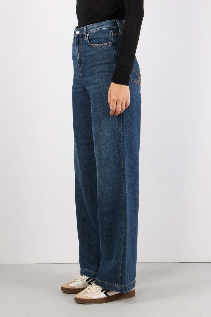 Denim Flare Denim Medio-4
