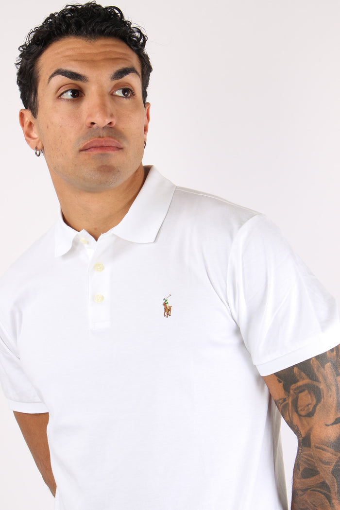 Polo Slim Fit Soft White-8