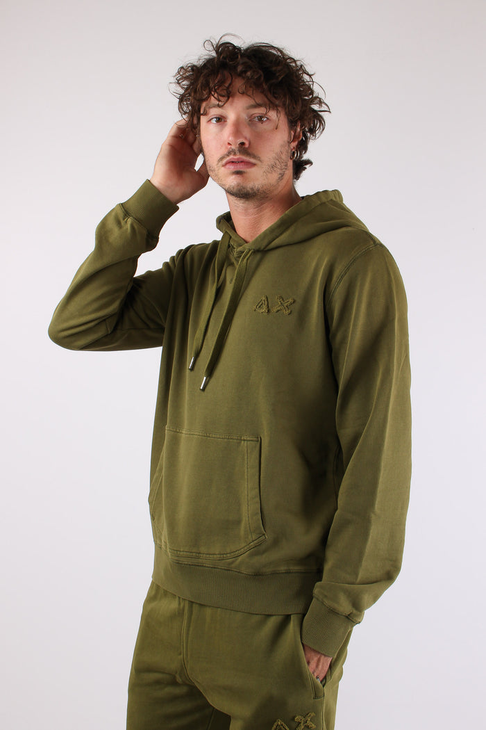 Felpa Cappuccio Delavee Militare-3