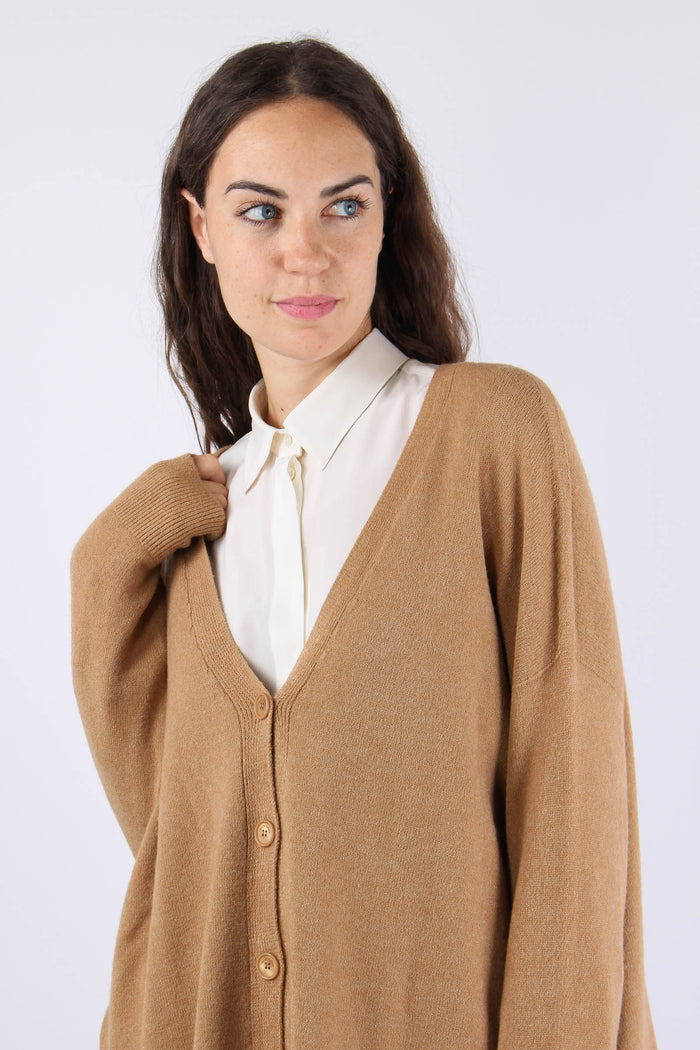 Cardigna Over Maglia Apple Cinnamon-7