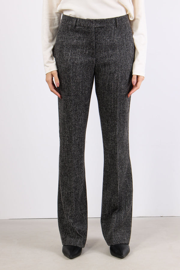Pantalone Trombetta Stretch Nero-2