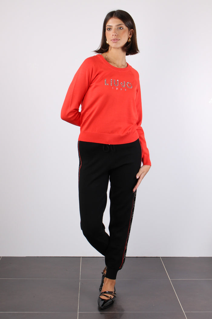 Maglia Slim Logo Rock Coral-4