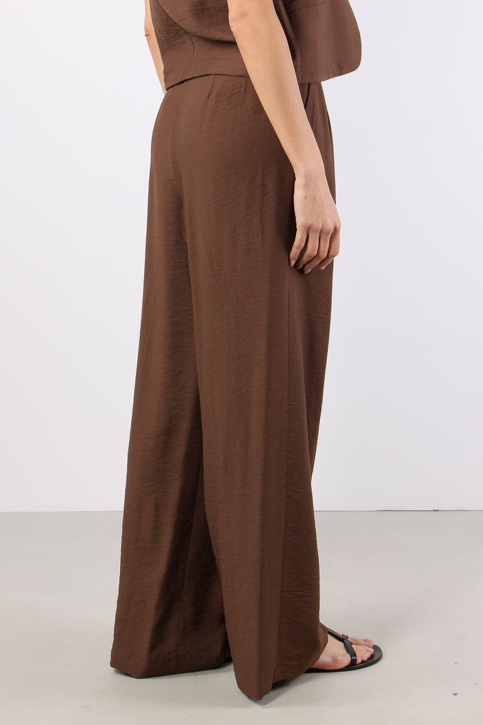 Pantalone Elastico Bottoni Moro-6