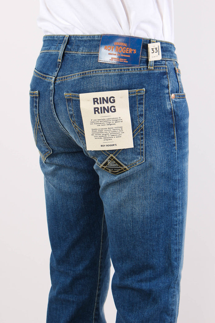 Denim Slim Fit Denim Medio-7