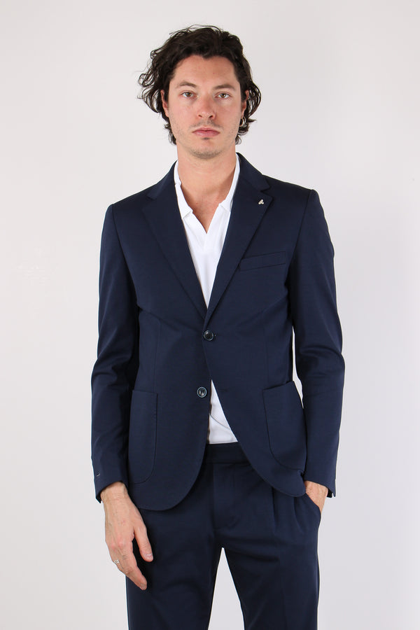 Giacca Punto Milano Blu-2