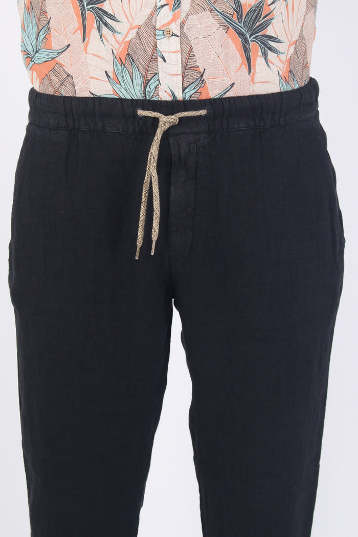 Pantalone Coulisse Relaxed Nero-8