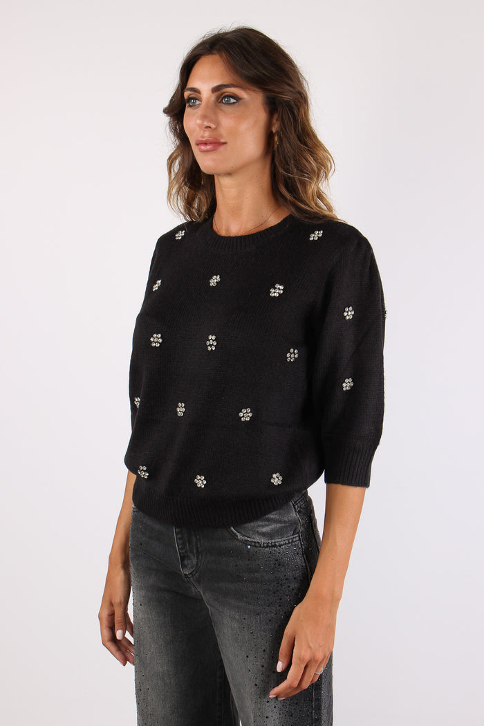 Dalen Maglia Mc Inserto Black-6