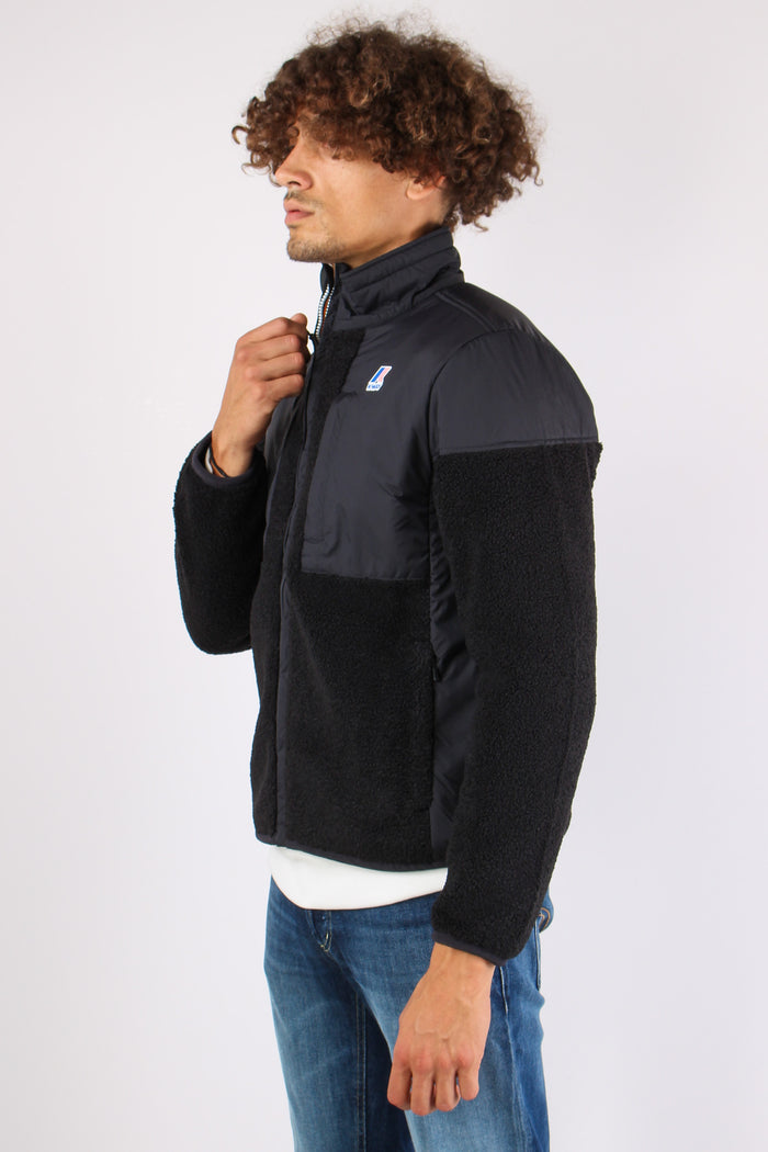 Giubbotto Collo In Piedi Black Pure-2