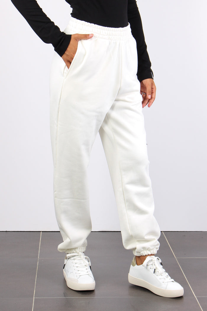 Pantalone Logo Gamba Off White-7