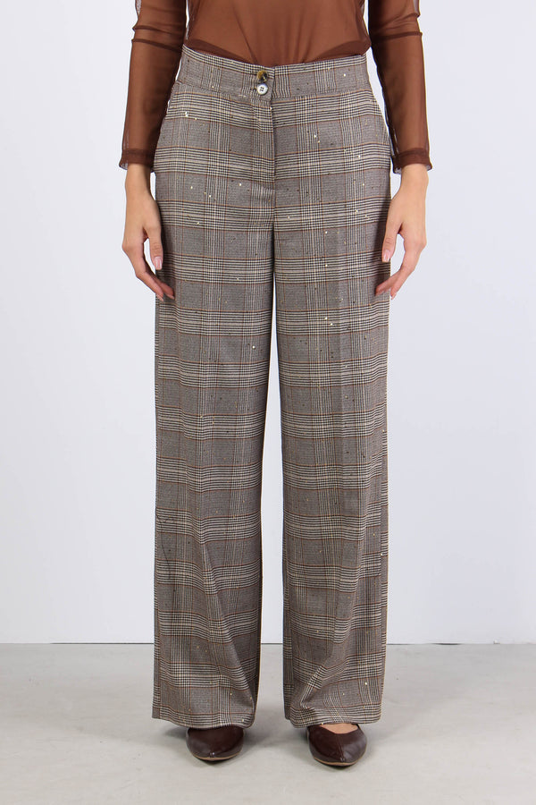 Pantalone Palazzo Galles Paill Nocciola/moro-2