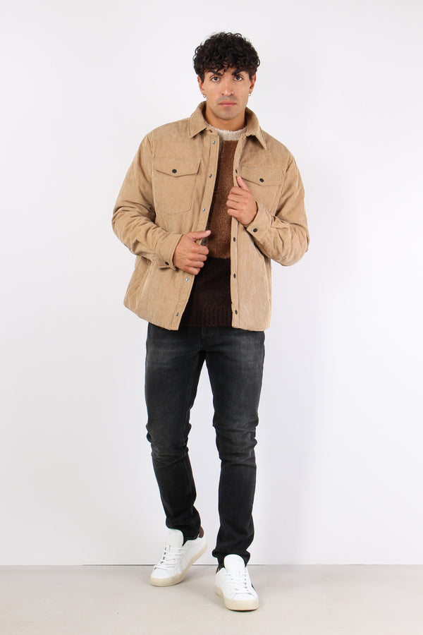 Magnus Giacca Velluto Doppia T Biscuit Beige-2