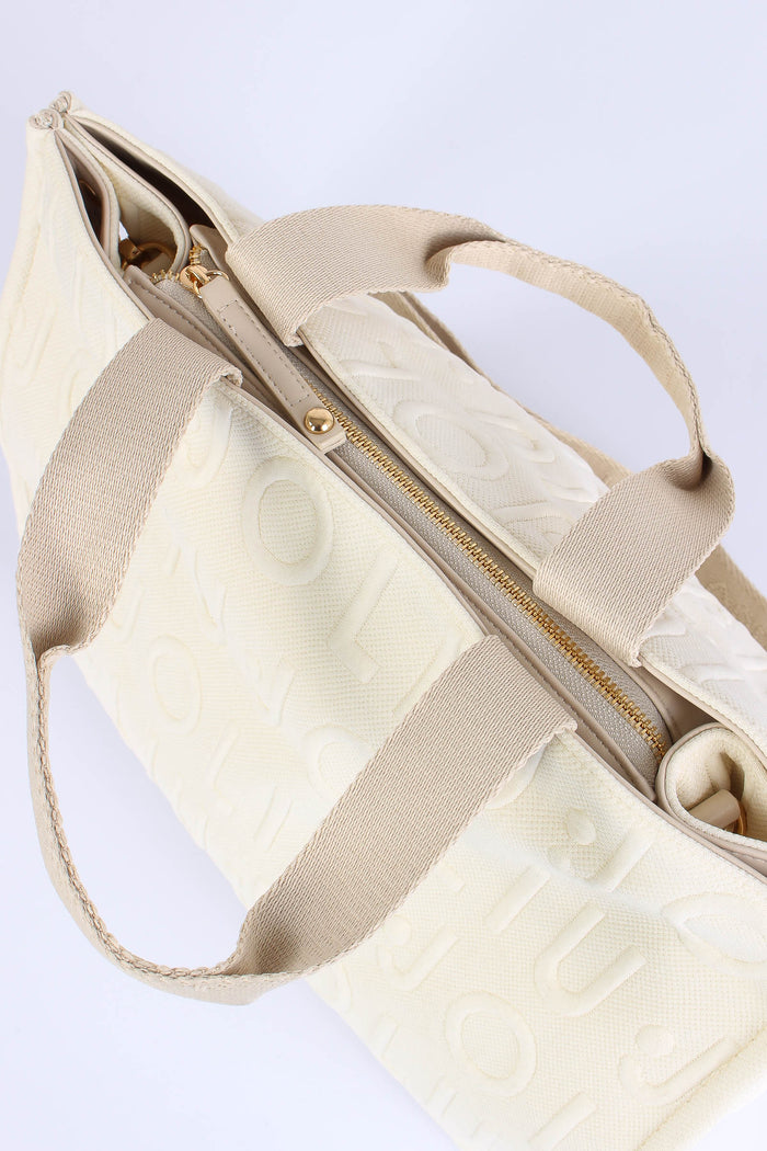 Shopping Logo Bubble White Cream-3