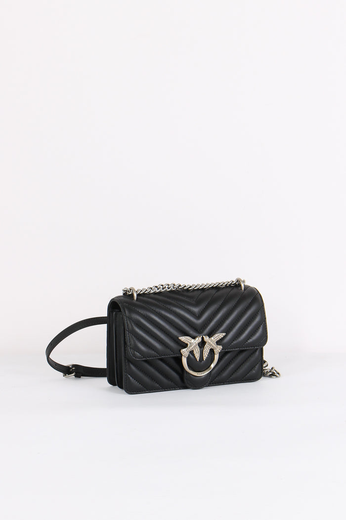 Tracollina Love One Mini Chevr Nero/old Silver-5