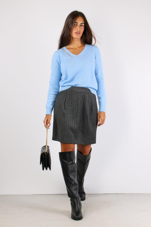 Blakys Maglia Scavo V Applicaz Azzurro