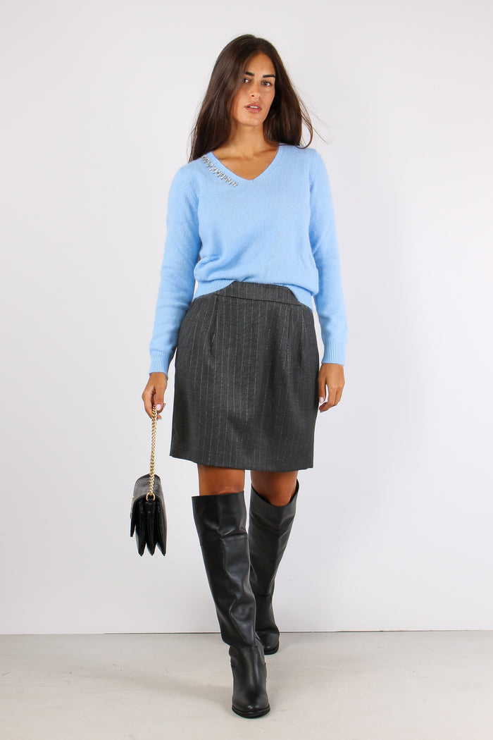 Blakys Maglia Scavo V Applicaz Azzurro