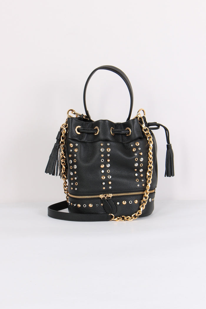 Secchiello Inserto Borchie Black-3