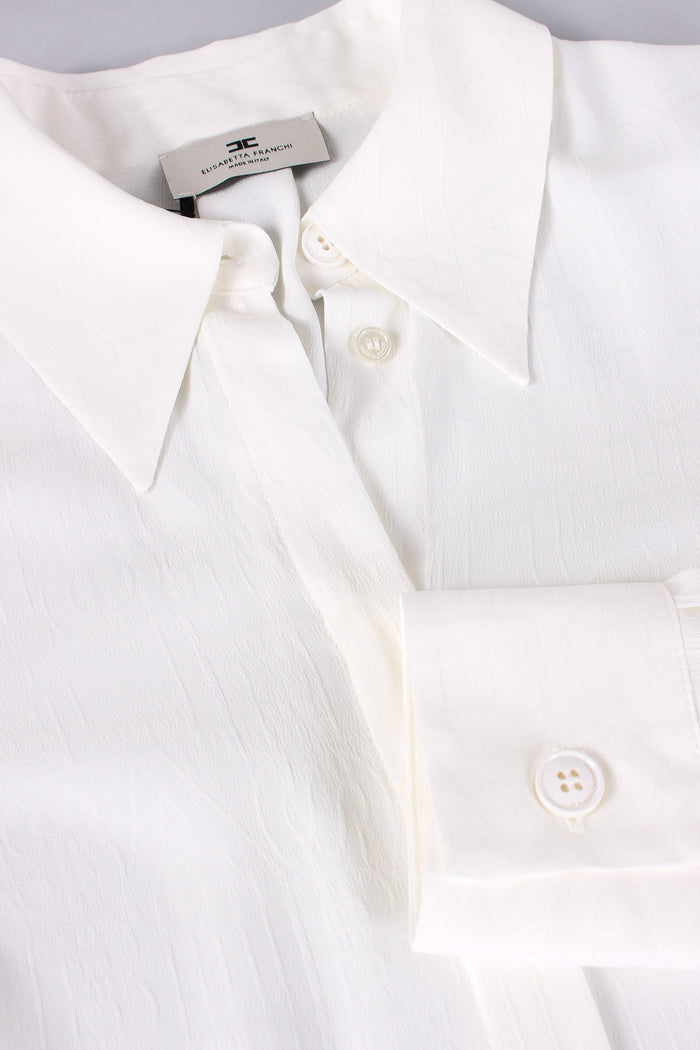 Camicia Logo Avorio-8