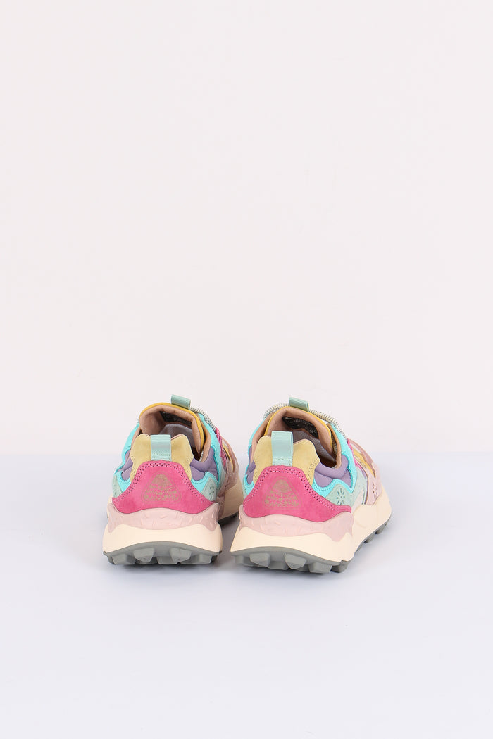 Sneakers Yamano Suede Nylon Pink-3