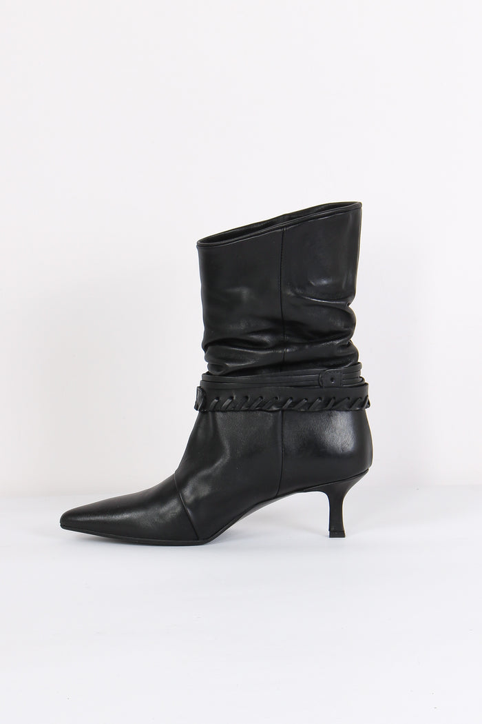 Stivale Arriccio Cinturini Cav Nero-4