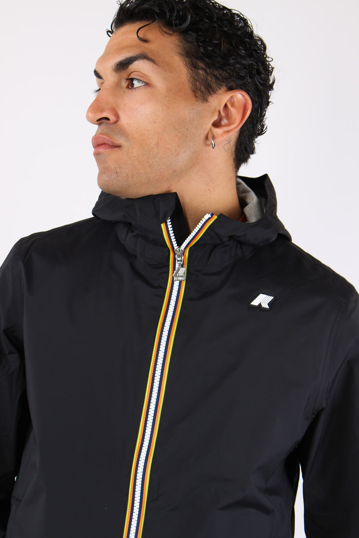 Giubbotto Cappuccio Stretch Black Pure-8