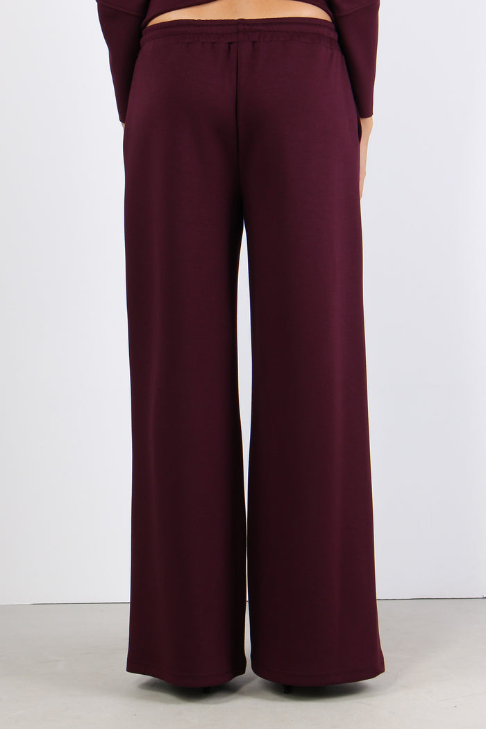 Pantalone Palazzo Coulisse Mod Vino-4