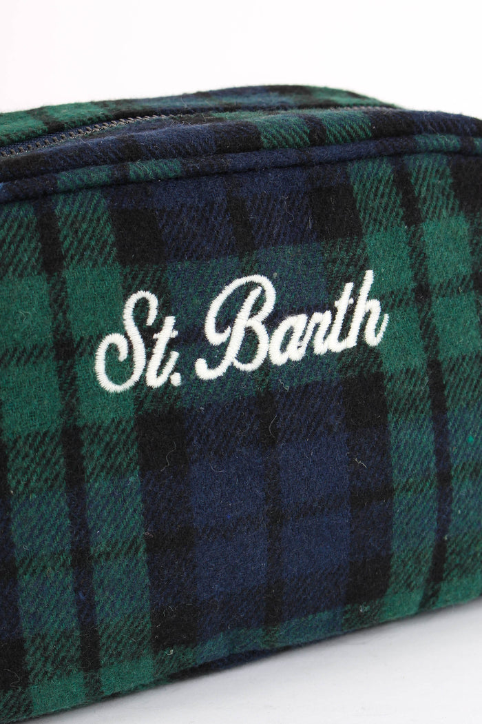 Beauty Bag Logo Tartan-5