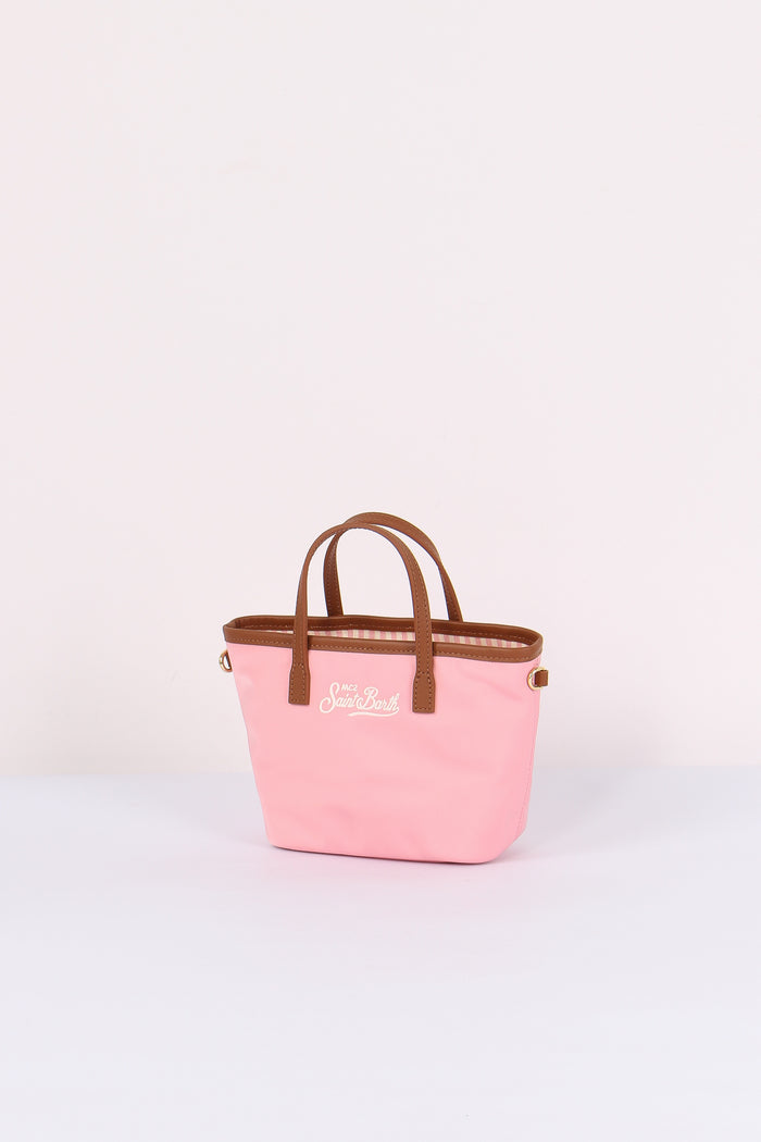 City Bag Mini Nylon Rosa-2