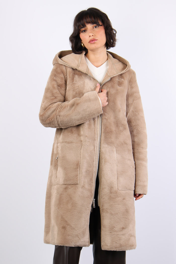 Cappotto Ecomontone Reversibil Sand-2