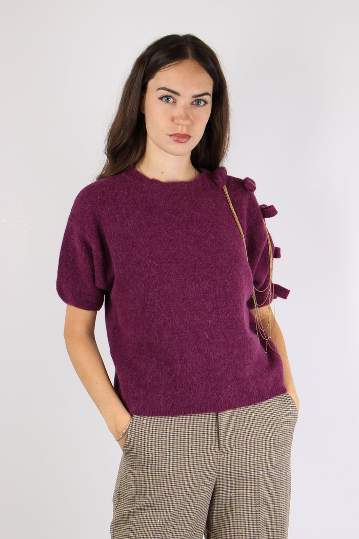 Maglia M/m Applicazione Fiocch Wine-7